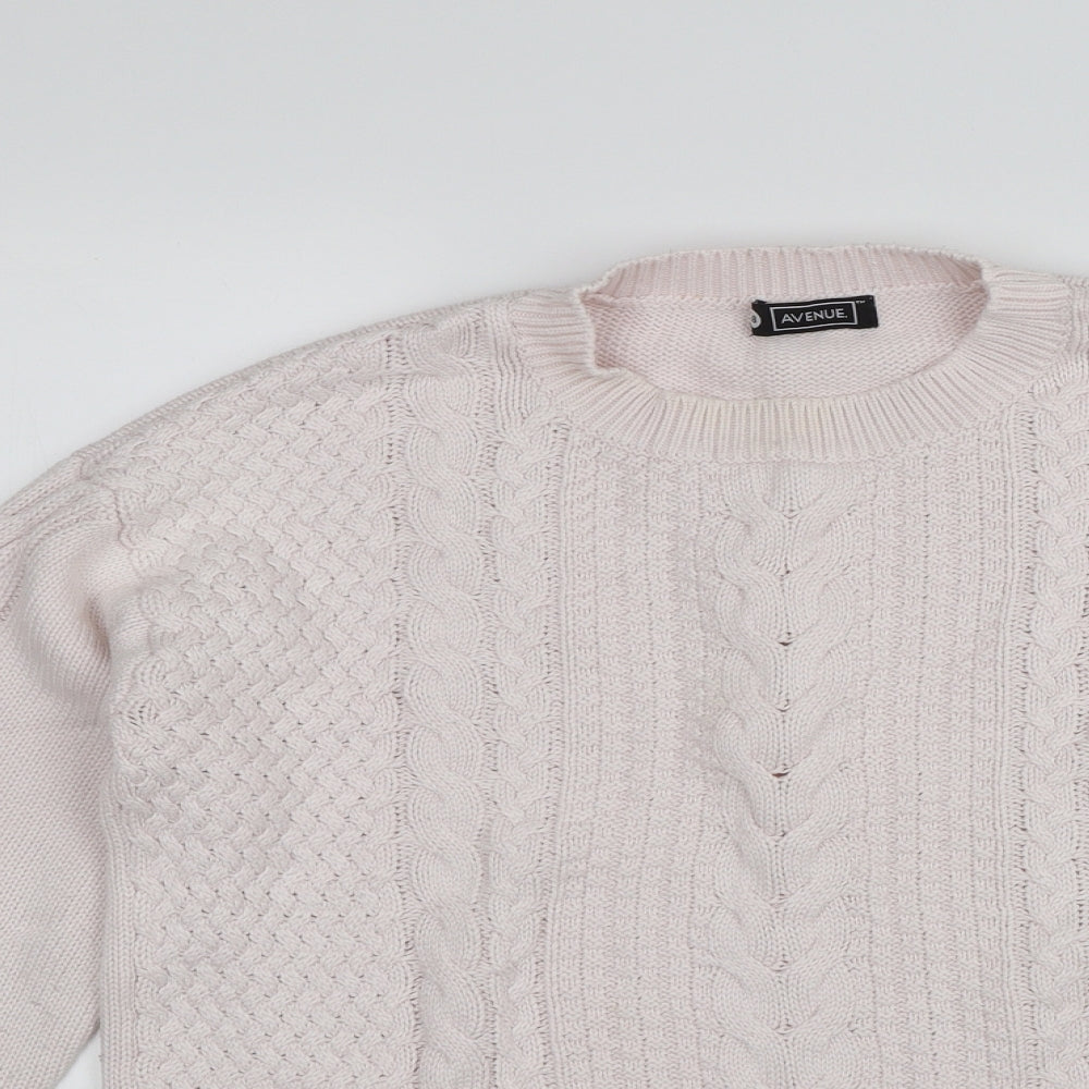 Avenue Womens Pink   Pullover Jumper Size 18