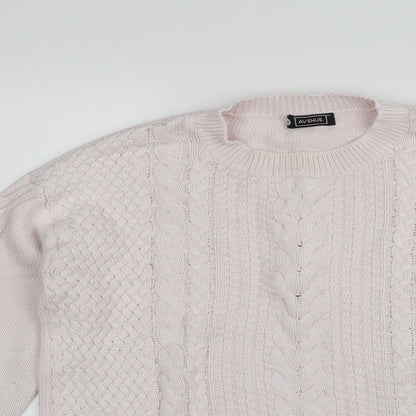 Avenue Womens Pink   Pullover Jumper Size 18