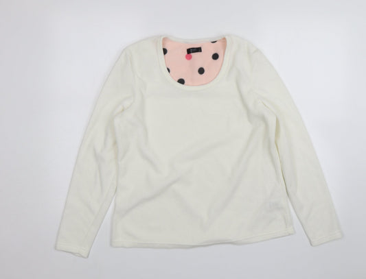 F&F Womens White   Pullover Jumper Size S
