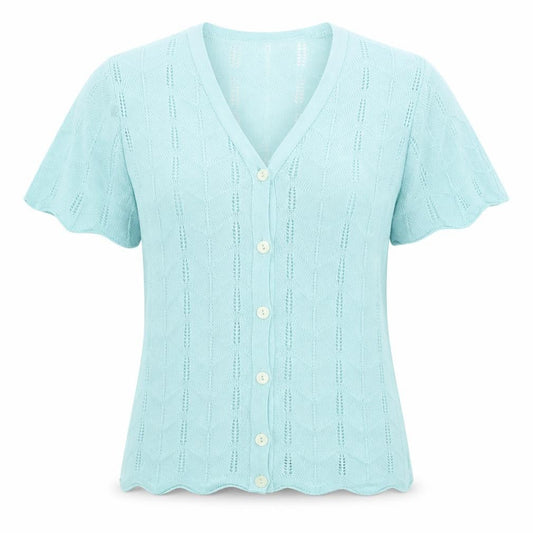Bonmarché Womens Blue Basic Blouse Size M