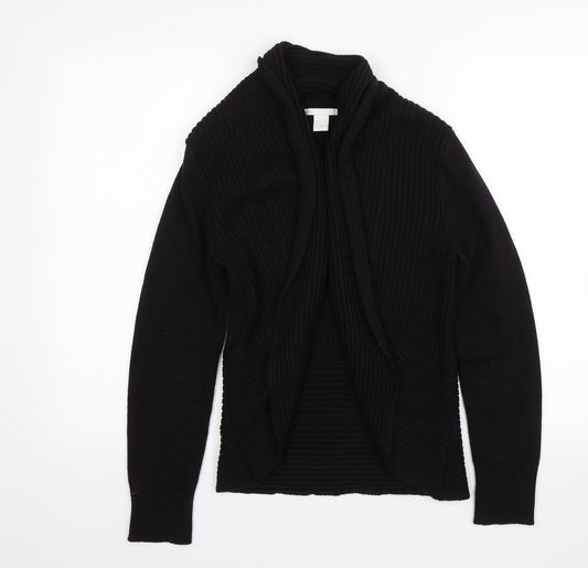 Womens UK Size S H&M Black Cardigan Jumper