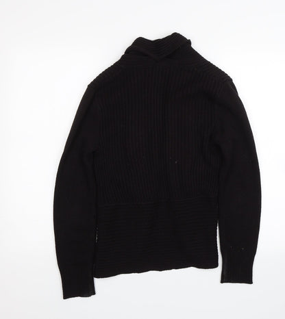 Womens UK Size S H&M Black Cardigan Jumper