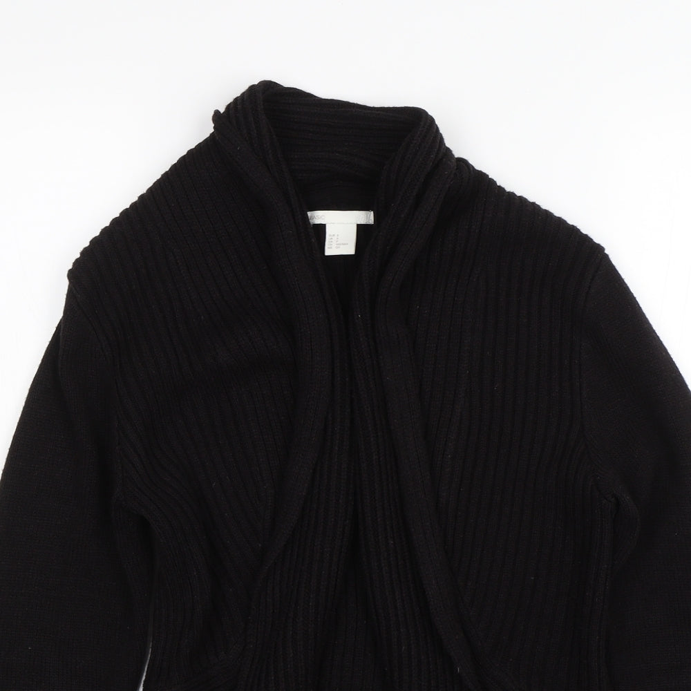 Womens UK Size S H&M Black Cardigan Jumper