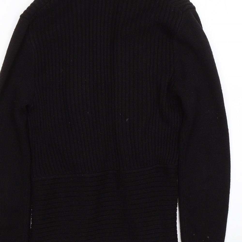 Womens UK Size S H&M Black Cardigan Jumper