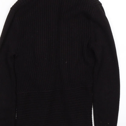 Womens UK Size S H&M Black Cardigan Jumper