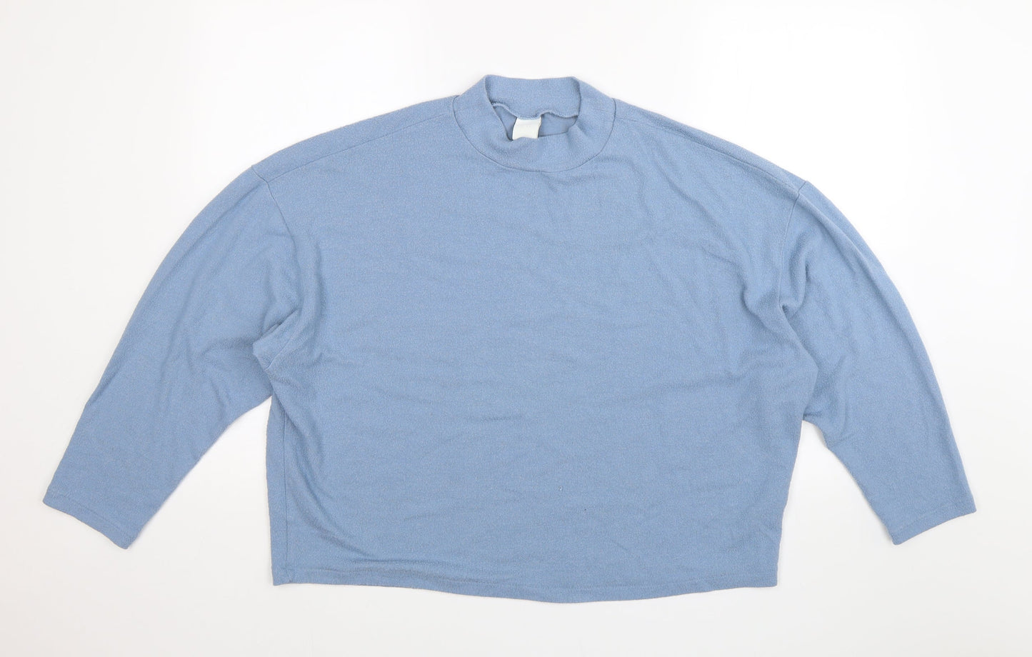 Womens UK Size M H&M Blue Pullover Jumper