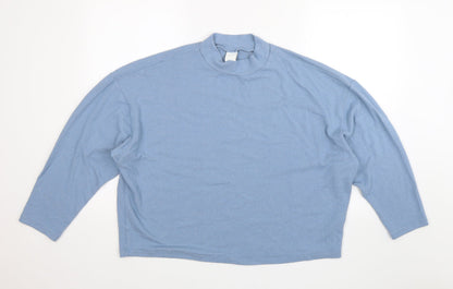 Womens UK Size M H&M Blue Pullover Jumper