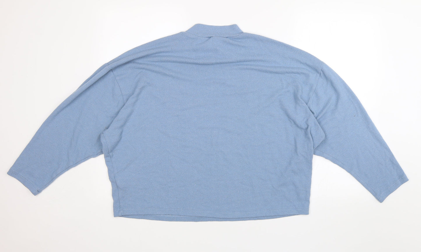 Womens UK Size M H&M Blue Pullover Jumper