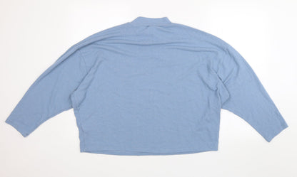 Womens UK Size M H&M Blue Pullover Jumper