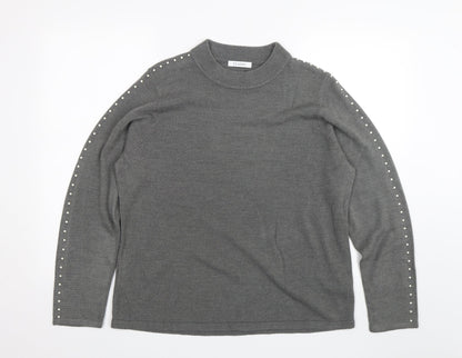 Womens UK Size 18 M&S Grey Pullover Jumper