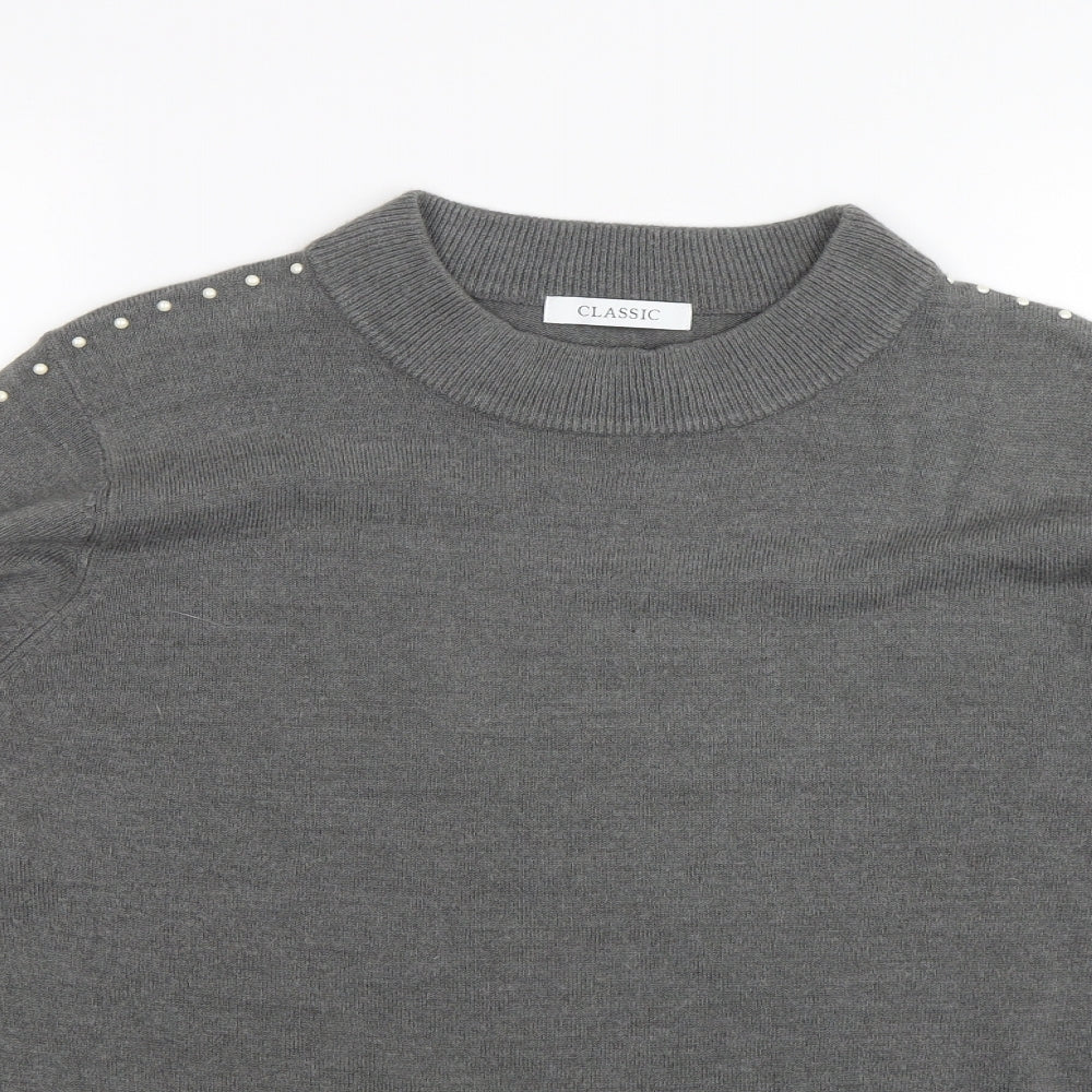 Womens UK Size 18 M&S Grey Pullover Jumper