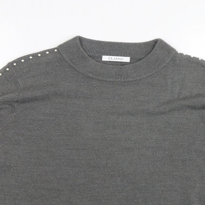 Womens UK Size 18 M&S Grey Pullover Jumper