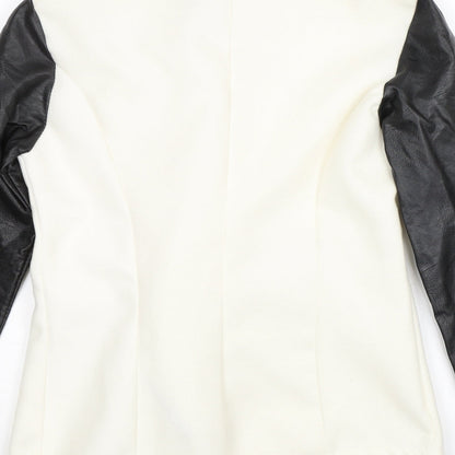 Quiz Womens White   Jacket  Size 8