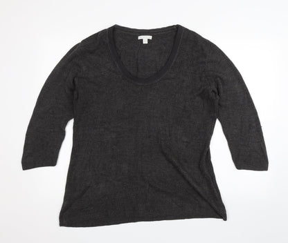 Womens UK Size XL New York & Company Grey Pullover Jumper