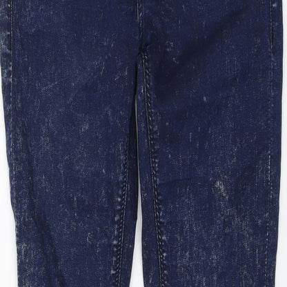 Topshop Womens Blue   Skinny Jeans Size 28 in L30 in