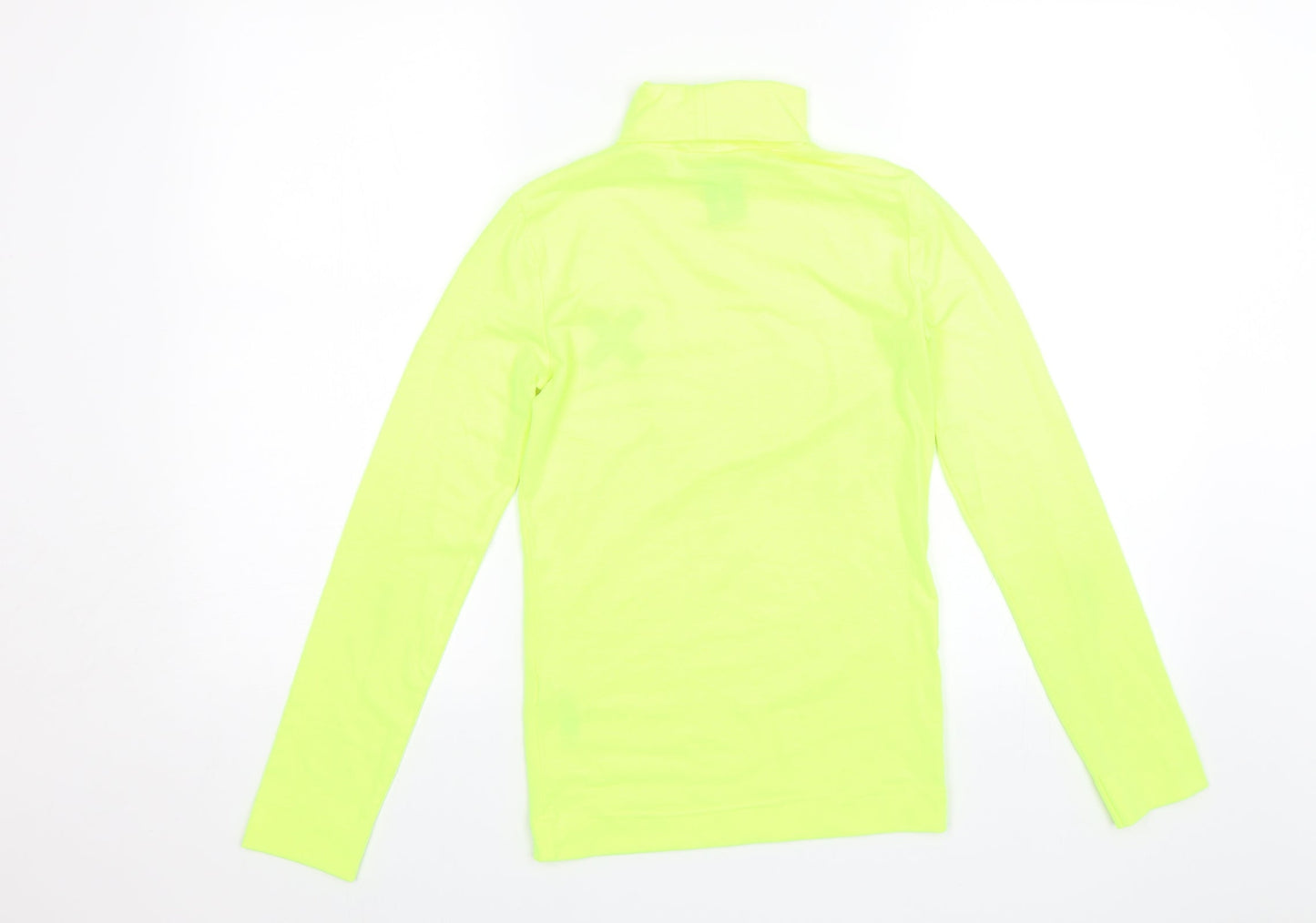 Womens UK Size 8 COLLUSION Yellow Basic T-Shirt