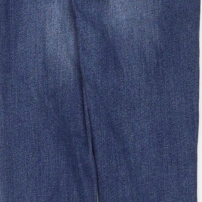 Denim & Co. Womens Blue   Skinny Jeans Size 8 L29 in