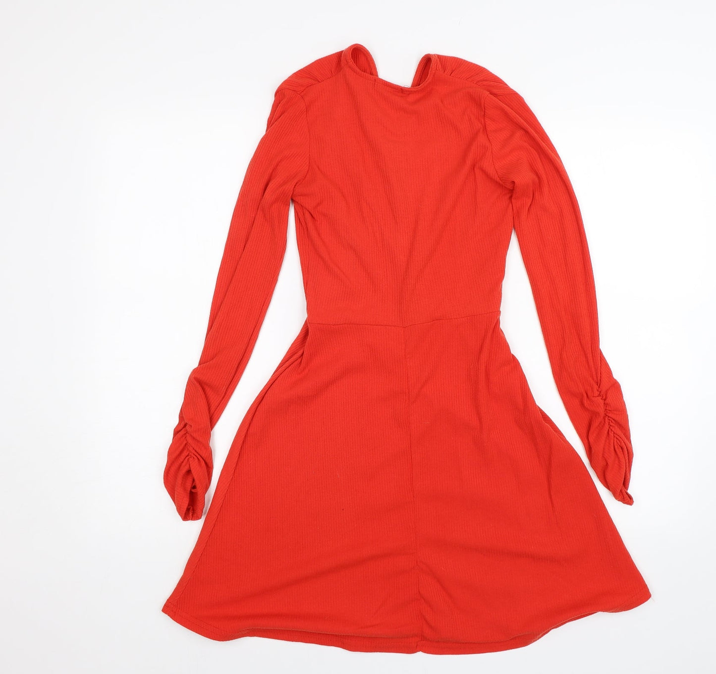 Boohoo Womens Orange   A-Line  Size 8