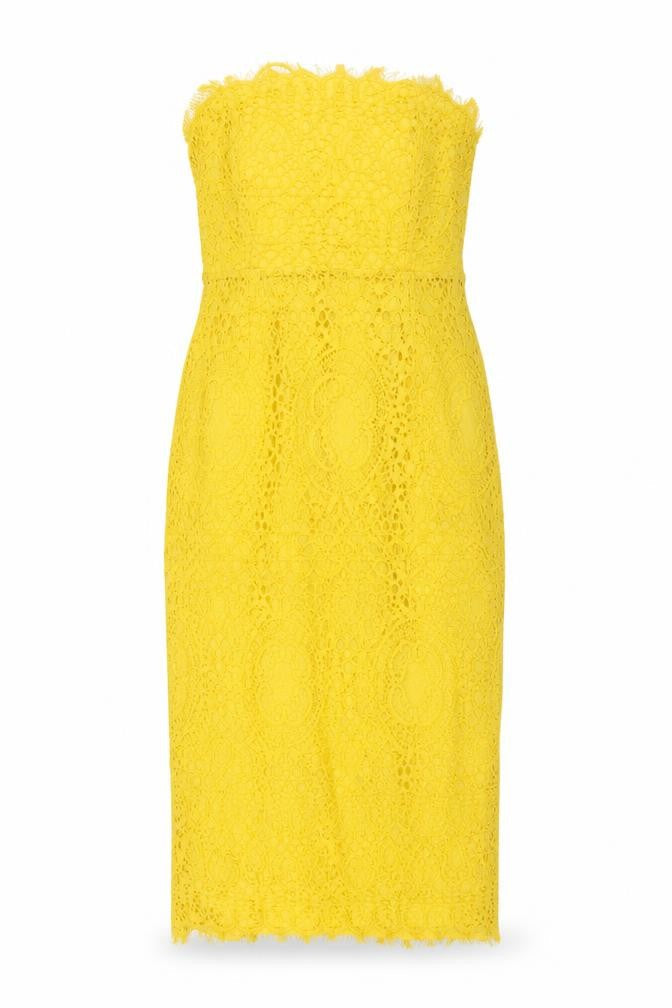 ASOS Womens Yellow   Bodycon  Size 6