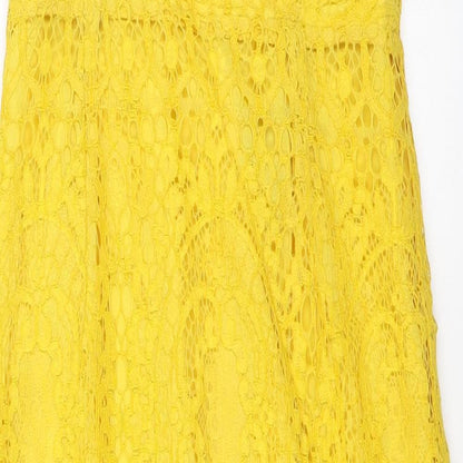 ASOS Womens Yellow   Bodycon  Size 6