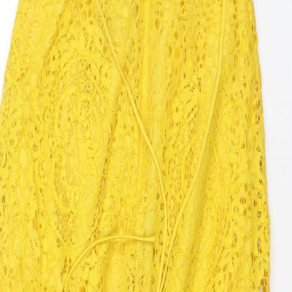 ASOS Womens Yellow   Bodycon  Size 6