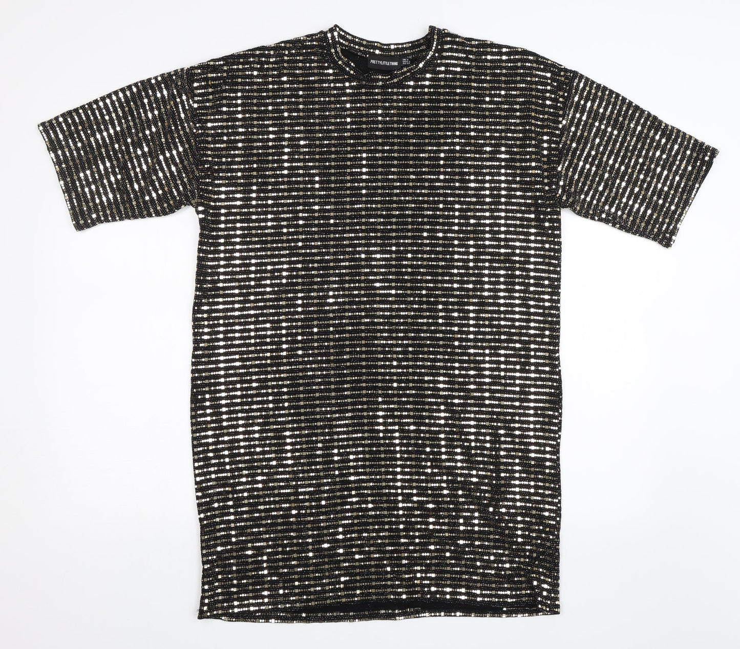 PRETTYLITTLETHING Womens Black   Shift  Size 6