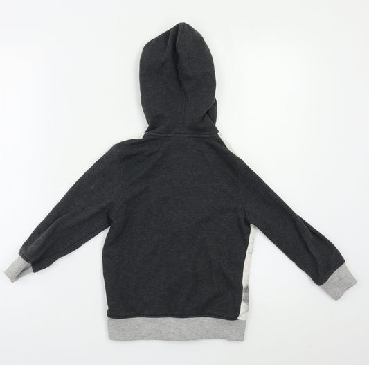 George Boys Grey   Full Zip Hoodie Size 3-4 Years  - Man of Steel