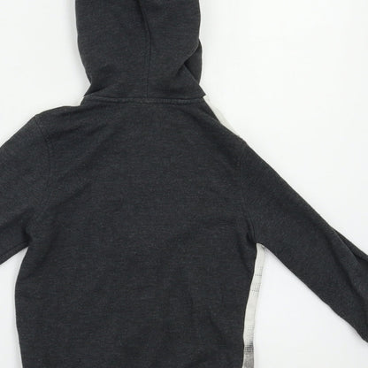 George Boys Grey   Full Zip Hoodie Size 3-4 Years  - Man of Steel
