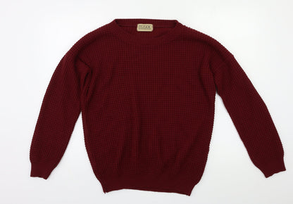 Cloak Womens Red   Shrug Jumper Size M