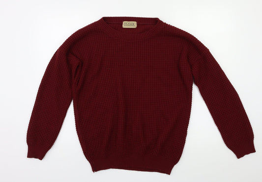 Cloak Womens Red   Shrug Jumper Size M