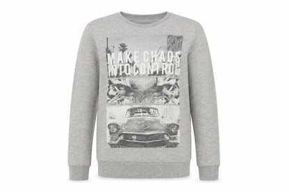 River Island Girls Grey   Pullover Sweatshirt Size 9-10 Years