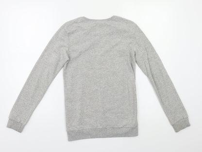 River Island Girls Grey   Pullover Sweatshirt Size 9-10 Years