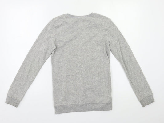 River Island Girls Grey   Pullover Sweatshirt Size 9-10 Years
