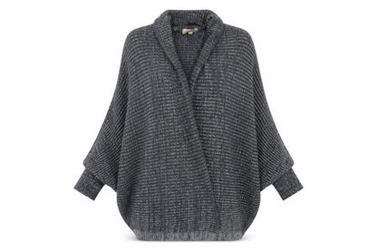 Womens UK Size M Amanti Grey Cardigan Jumper