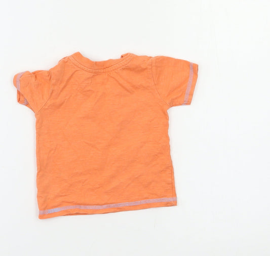 George Baby Orange   Basic T-Shirt Size 0-3 Months