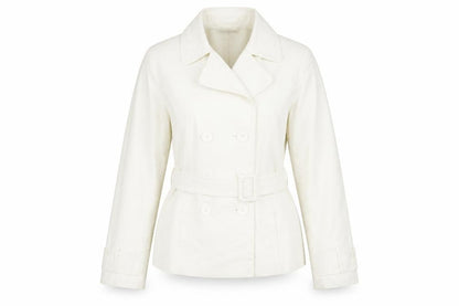 Xe Womens White   Pea Coat Coat Size 16