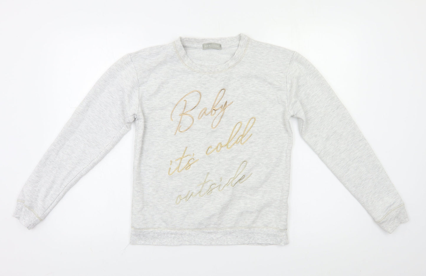 New Look Womens Grey   Pullover Sweatshirt Size 8