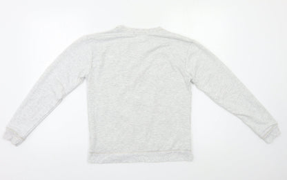 New Look Womens Grey   Pullover Sweatshirt Size 8