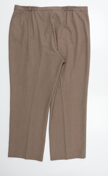 Womens UK Size 20 BHS Regular Fit  Beige Trousers
