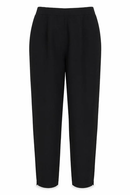 Womens UK Size 12 Preworn Regular Fit  Black Trousers