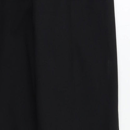Womens UK Size 12 Preworn Regular Fit  Black Trousers