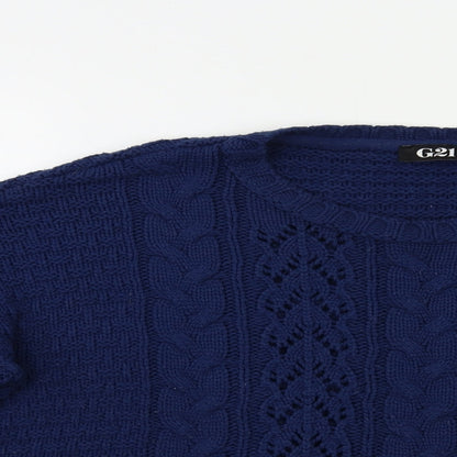 G21 Womens Blue   Pullover Jumper Size 18