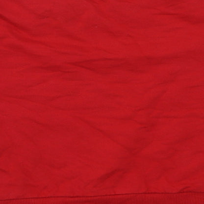 M&Co Girls Red   Pullover Sweatshirt Size 11 Years