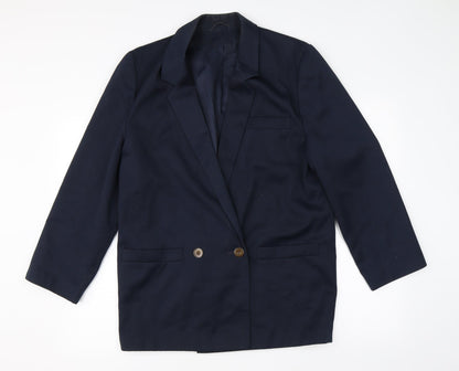 Womens UK Size 12 Richards Regular Blue Suit Jacket