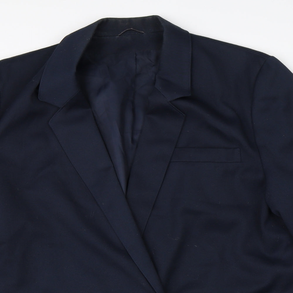 Womens UK Size 12 Richards Regular Blue Suit Jacket