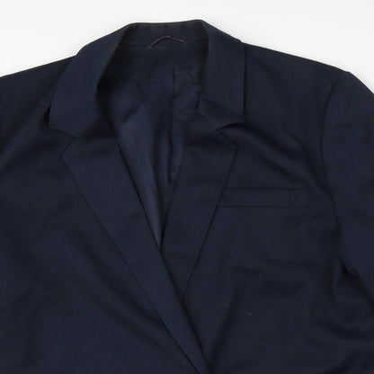 Womens UK Size 12 Richards Regular Blue Suit Jacket