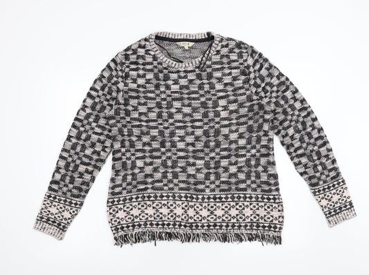 Womens UK Size 14 M&Co Black Pullover Jumper