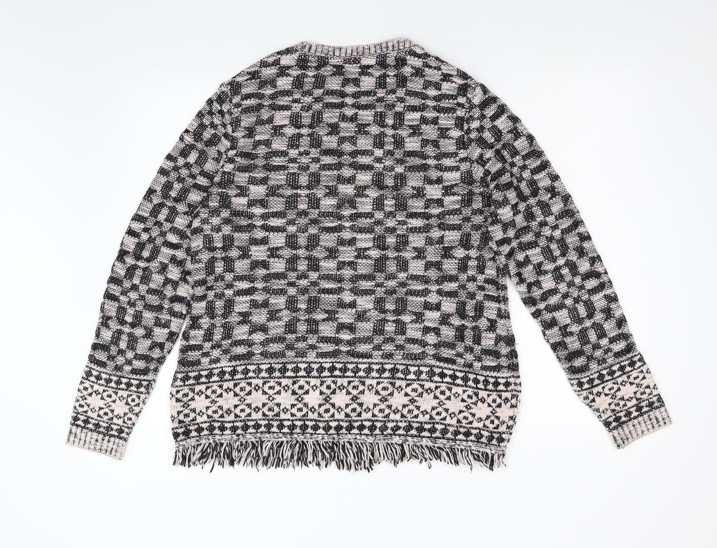 Womens UK Size 14 M&Co Black Pullover Jumper