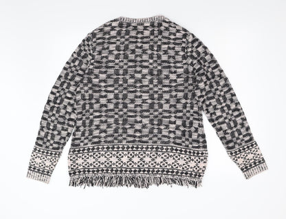 Womens UK Size 14 M&Co Black Pullover Jumper
