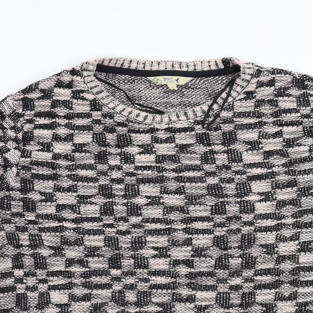 Womens UK Size 14 M&Co Black Pullover Jumper